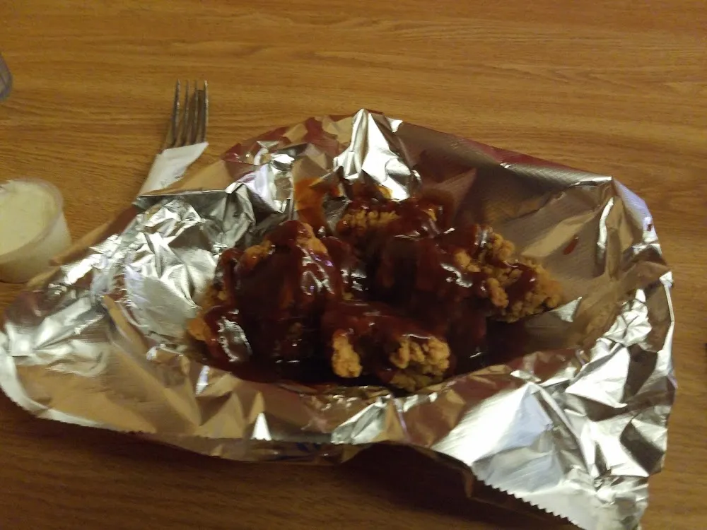 Boneless Wings with BBQ Sauce
